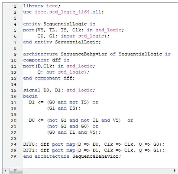 VHDL 文本输入
