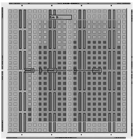 反映流水线流向的 Floorplan