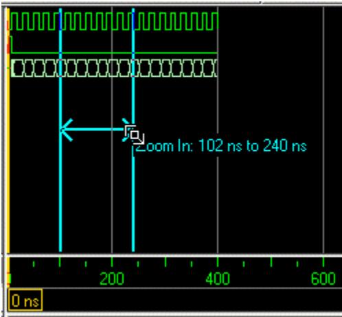 Zooming in with the Zoom Mode Mouse Pointer