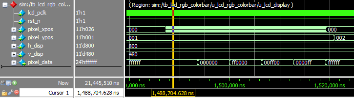 图 29.4.8 时钟分频模块仿真波形