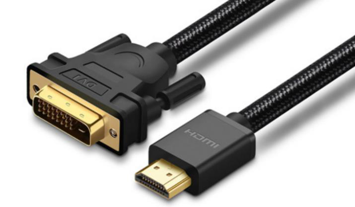 图 31.1.2 DVI 接口（左）和HDMI 接口（右）实物图