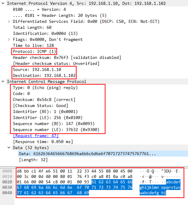 图48.5.8 Wireshark抓取到的详细数据
