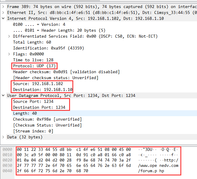 图49.5.9 Wireshark抓取到的详细数据