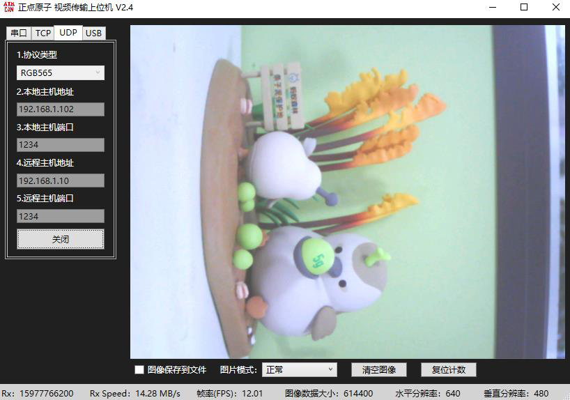 VGA 帧模式输出时序图